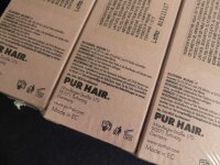 PUR HAIR Haarfarbe 9.36 Hell Hellblond Gold Rot, 3x 60 ml