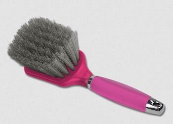 Hufbürste mit Gelgriff, pink