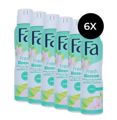 Fa Fresh Blossom Deodorant Spray - 6 x 150 ml