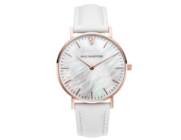 Paul Valentine Damenuhr PV32516 Weiß Roségold