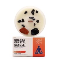 Chakra Kristallkerze  Wurzelchakra