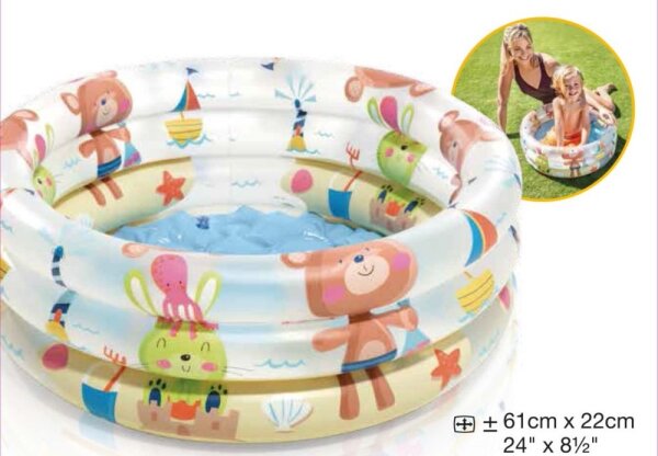 Beach Buddies Baby Pool, 3 Ringe