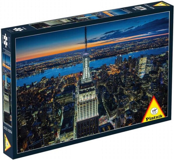 Piatnik 1000 Teile Puzzle New York by Night 5411