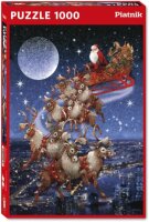 Piatnik Santas fliegender Schlitten 1000 Teile Puzzle