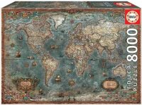 Educa Puzzle 8000 Teile Antike Weltkarte