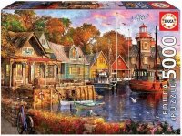 Educa Puzzle 5000 Teile Abends am Hafen
