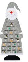 Adventskalender zum Befüllen Filz Weihnachtsmann
