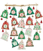 Adventskalender Stoffbeutel