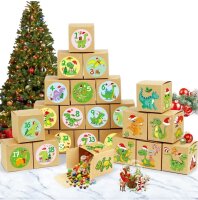 Adventskalender zum Befüllen Dino