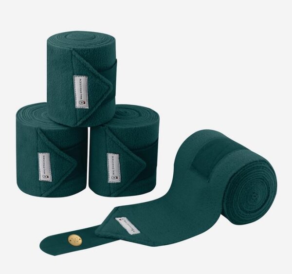Fleecebandagen modern rosé tannengrün 4er Set