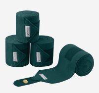 Fleecebandagen modern rosé tannengrün 4er Set